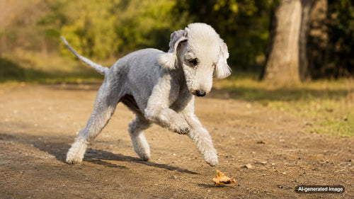 Playful dog showing a funny and expressive personality