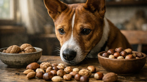 Can dogs eat nuts guide featuring dog-safe snack tips and enrichment alternatives
