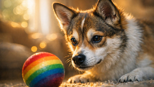 Do dogs see in color myth explained with playful dog imagery
