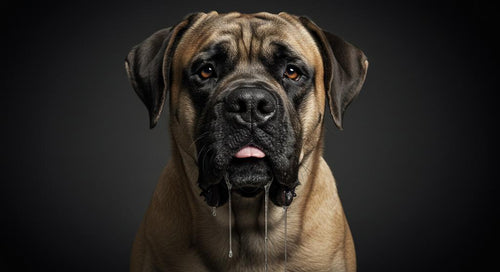 English Mastiff drooling