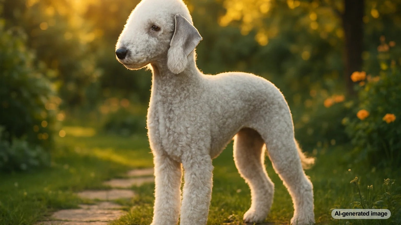 Dog Breed Profile: Bedlington Terrier - The Lamb-Like Terrier with a H ...
