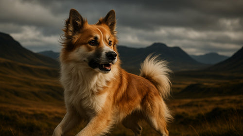 Icelandic Sheepdog showcasing its friendly and energetic nature