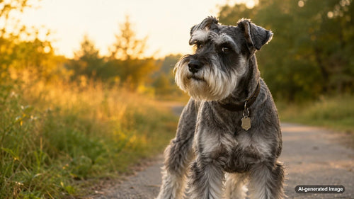 Expressive dog showing a confident, opinionated personality during an outdoor interaction