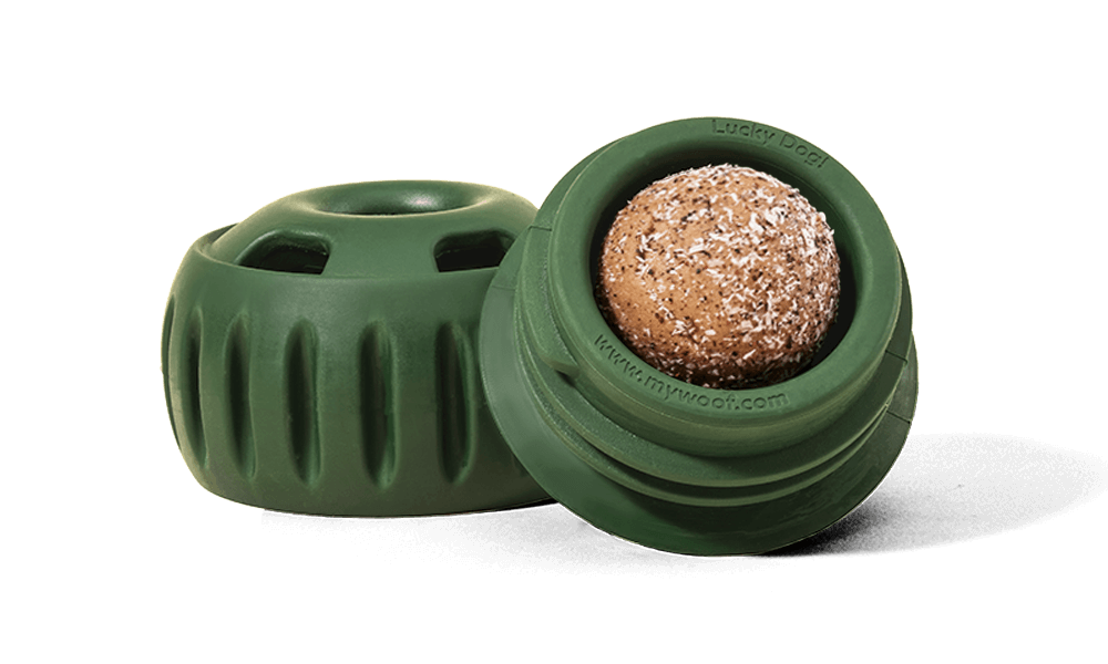 green pupsicle that is opened with a pop inside