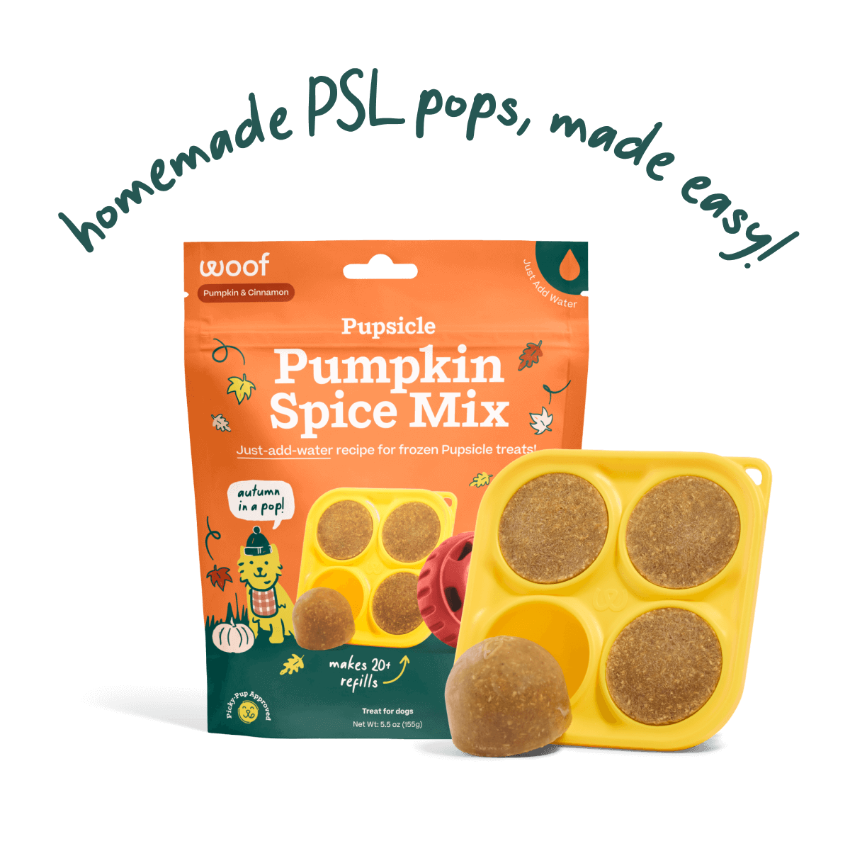 Pumpkin Spice Pupsicle Mix