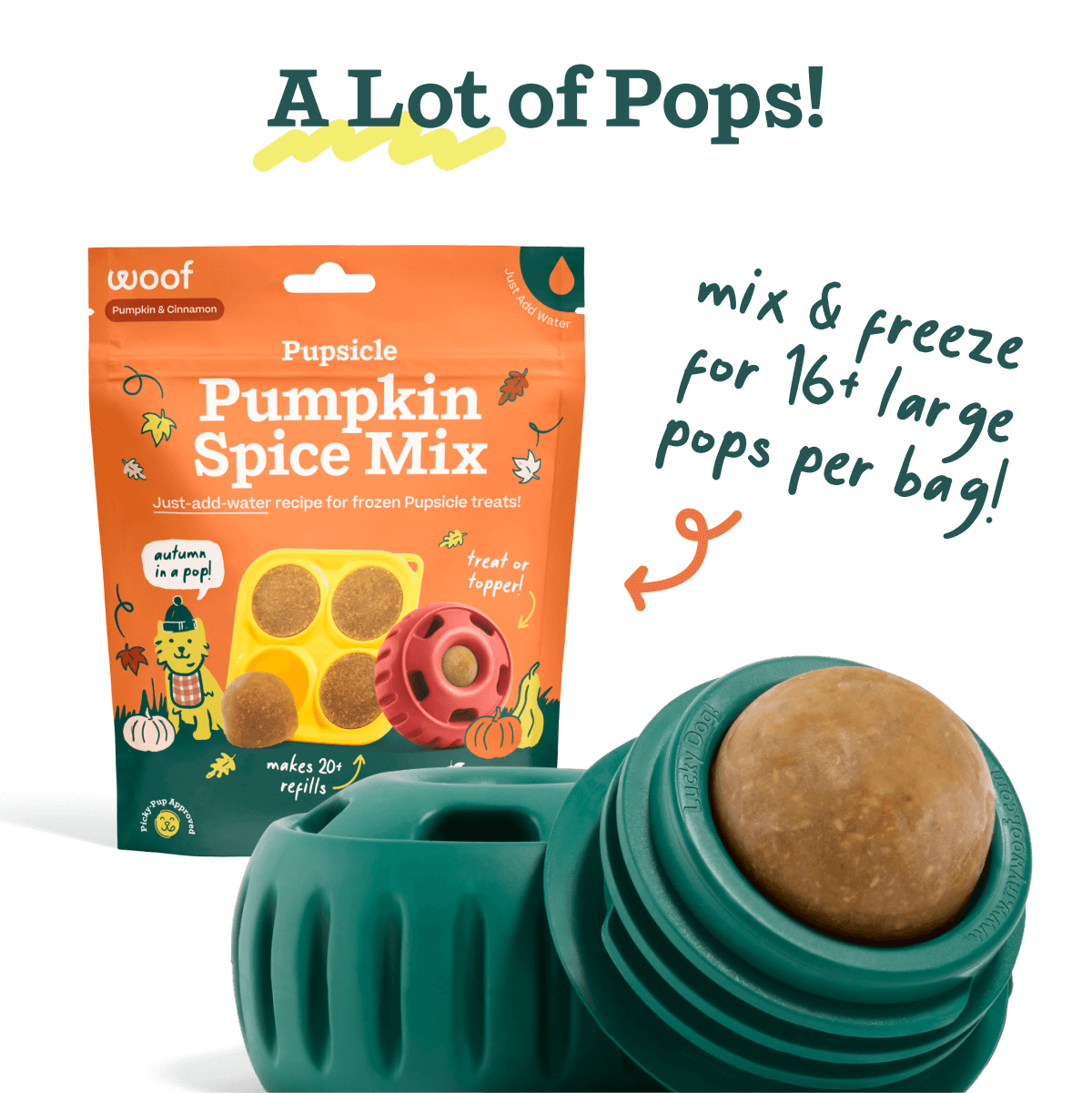 Pumpkin Spice Pupsicle Mix