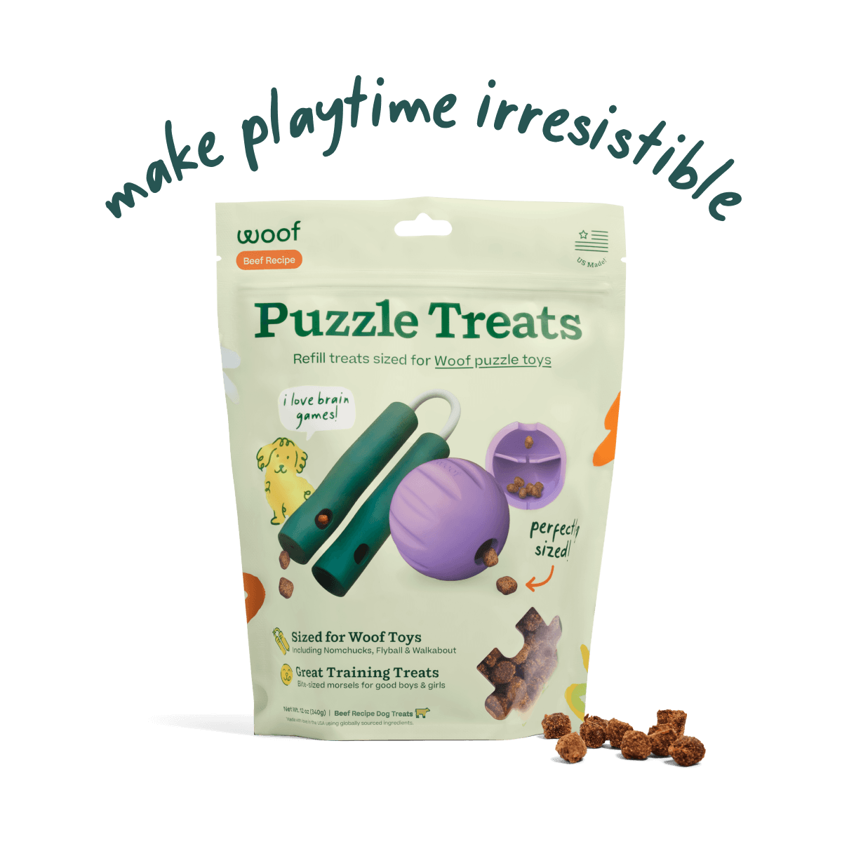 Beef Woof Puzzle Treats