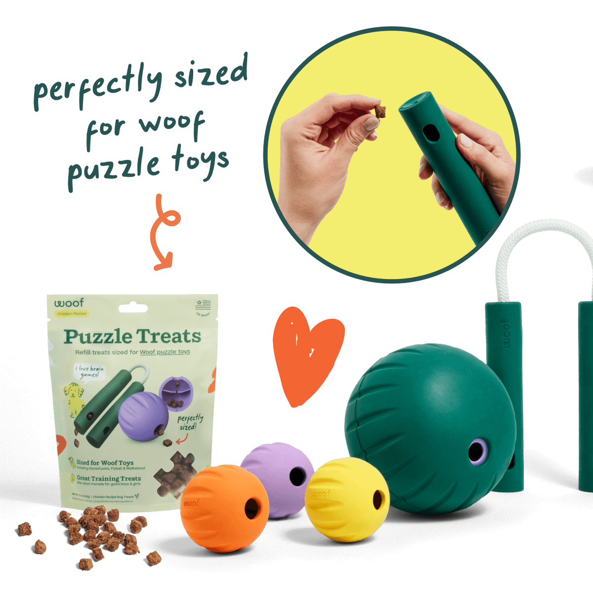 Woof Puzzle Treats