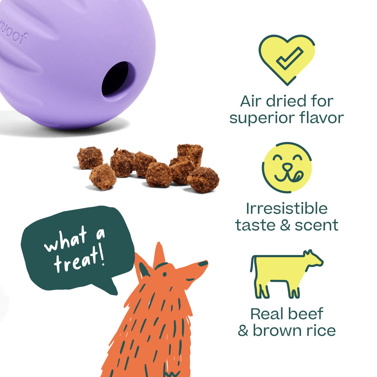 Beef Woof Puzzle Treats