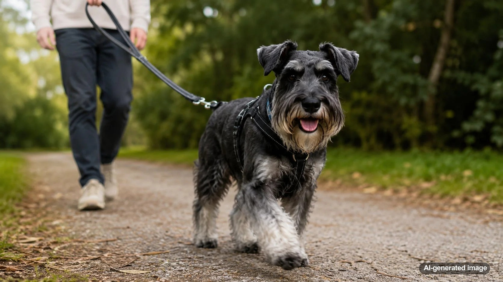 A calm dog enjoying a predictable daily routine with enrichment at home