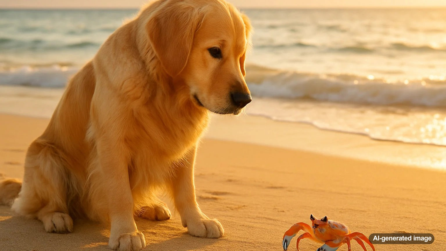 Crab meat served in a safe and healthy way for dogs
