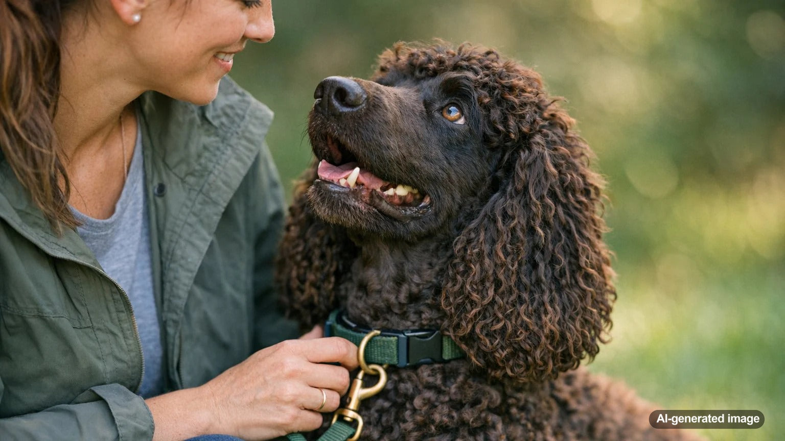 Profile Spaniel Dog Breed Profile: Irish Water Spaniel - The Curly-Coated Comedian Bui ...