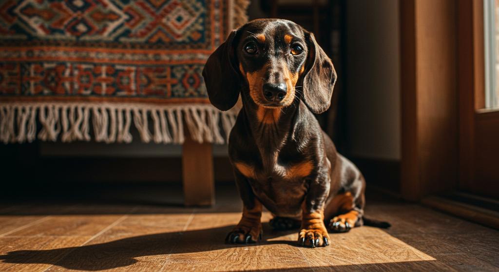 Illustration of a happy dog displaying relaxed body language