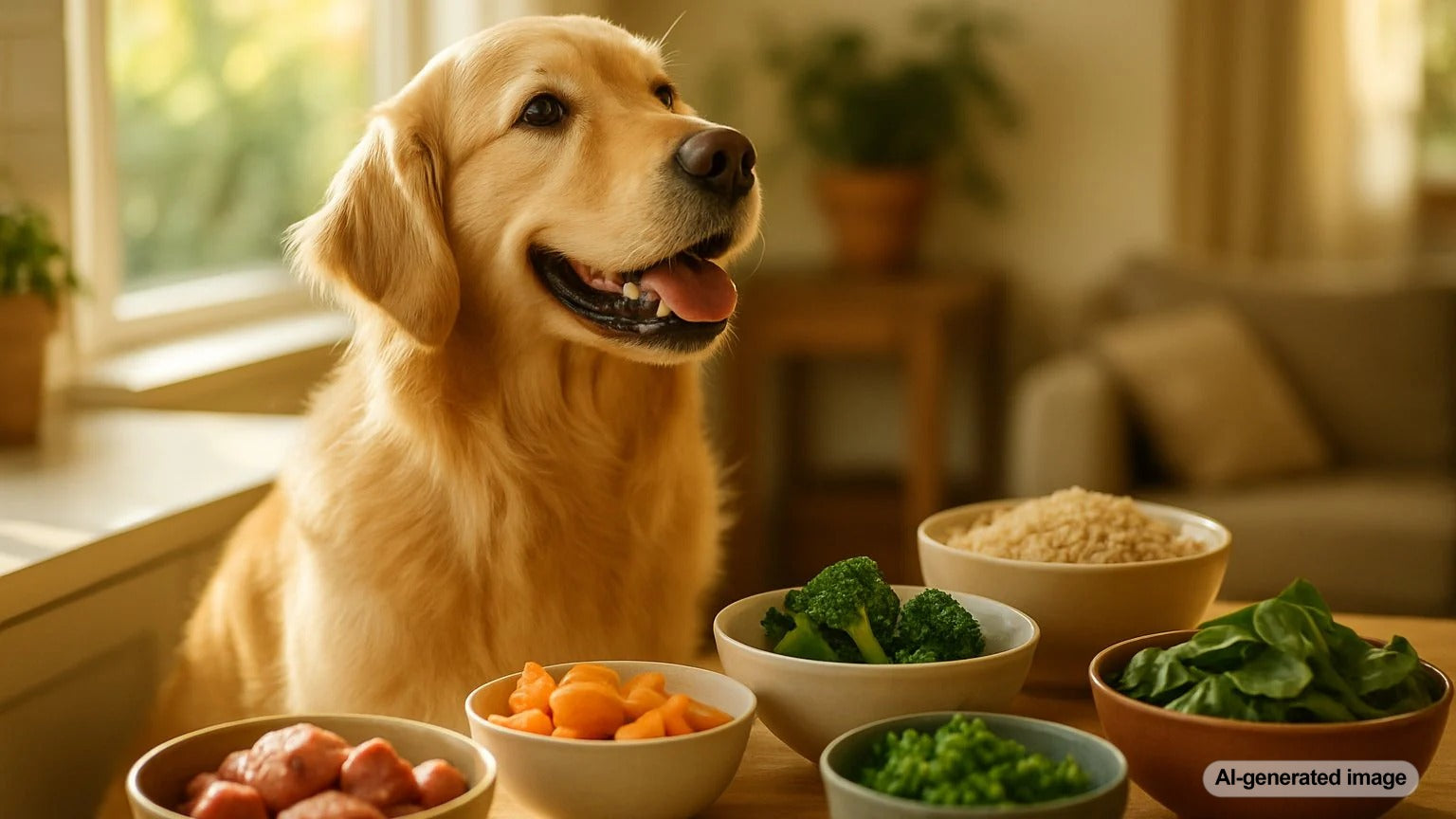 Allergy-prone dog with sensitive skin and digestion