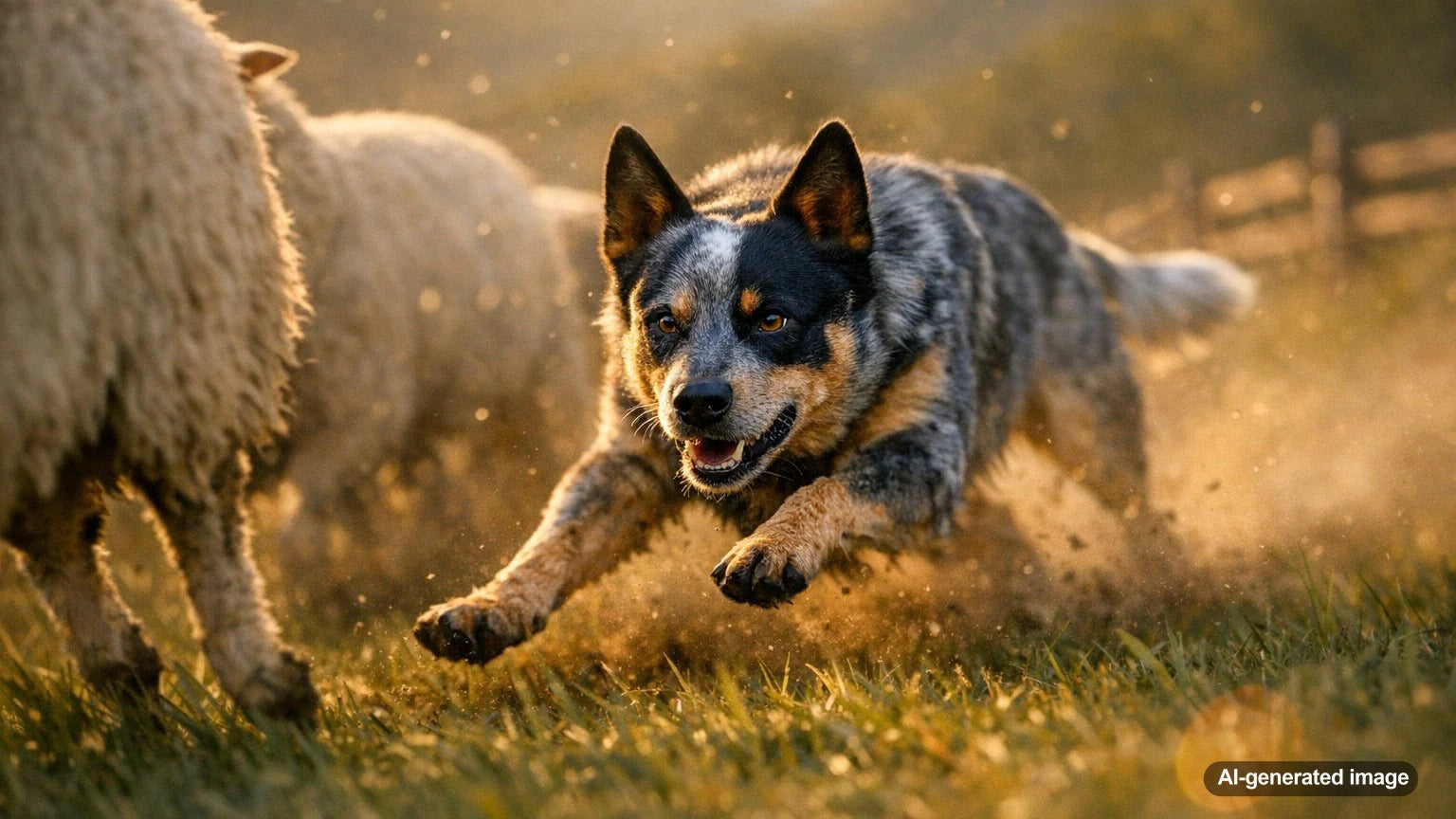 Active herding breed dog enjoying stimulating outdoor play and enrichment activities