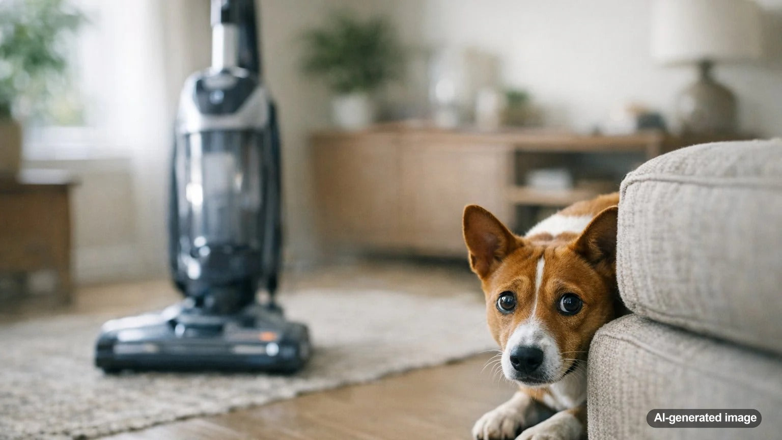 Why does a vacuum cleaner feel good?