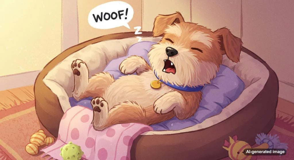 Why do dogs bark when they sleep?